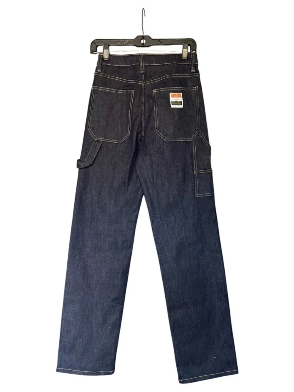 Buffalo David Bitton Carpenter Dark Wash Jeans Sz 25 Utility Straight Leg Y2K De - Picture 6 of 8